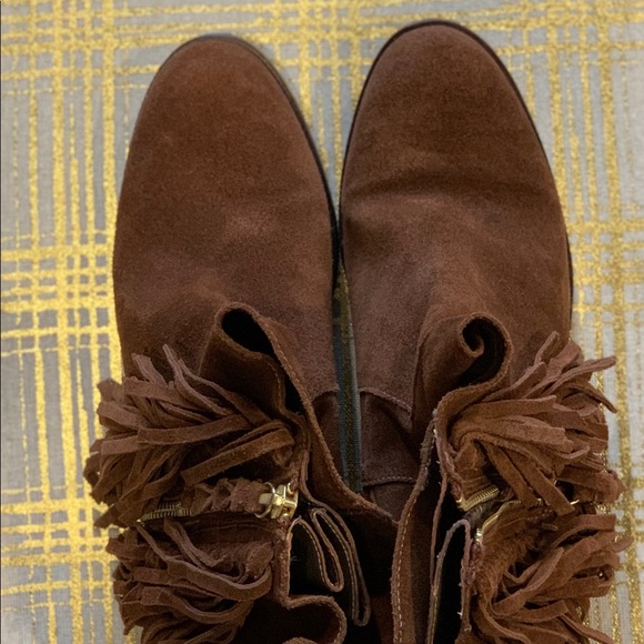 Cynthia Vincent Suede Fringe festival bootie - Picture 5 of 5